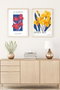 Wallity Set de 2 Pinturas Decorativas en MDF con Marco de 50 x 70 cm